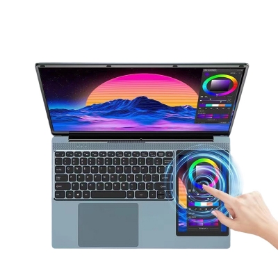 15.6+7 inch dual screen laptop touch screen 2-in-1