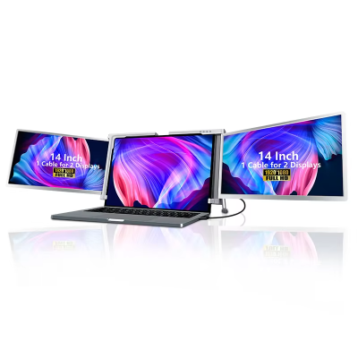 14 inch Portable Tri-screen Monitor For Laptops